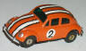 Tuff Ones Volkswagon bug Aurora slot car in orange #2